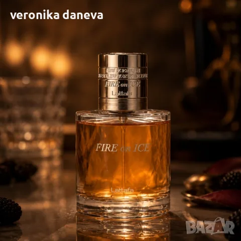 Lattafa Fire On Ice Eau de Parfum 100 мл – Завладяващ аромат за него и нея с къпина, канела, карамел, снимка 4 - Унисекс парфюми - 55823163
