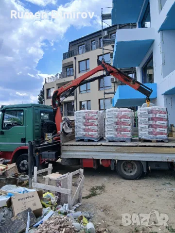 Транспорт самосвал с кран , снимка 4 - Транспортни услуги - 55986271