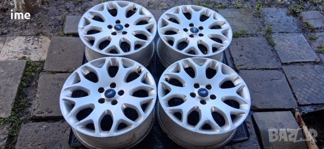 4бр ляти джанти 7J17 ЕТ50. 5x108. OEM BM5J-1007-AA. Свалени са от Ford Fokus....