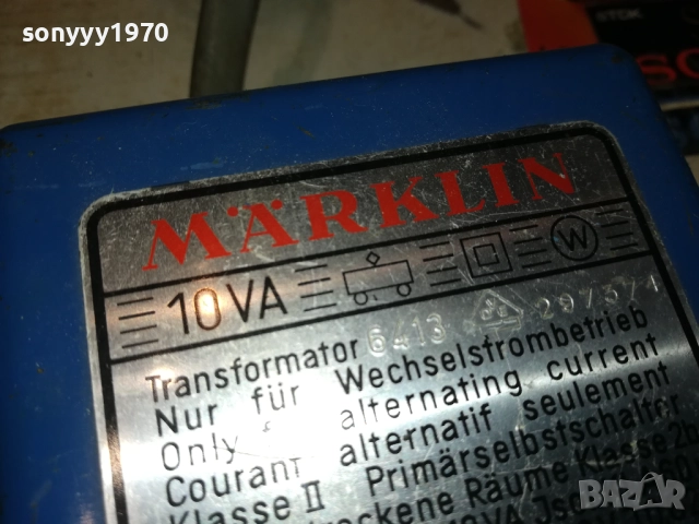 MARKLIN TRAFO 6413-MADE IN WESTERN GERMANY ВНОС SWISS 130925139, снимка 12 - Друга електроника - 51703902