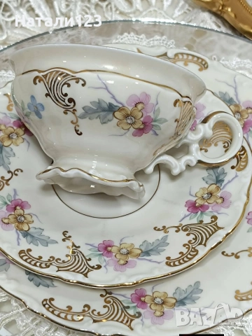 троен сет Hutschenreuter , снимка 2 - Чаши - 52960416