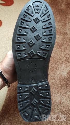Стилни мъжки боти от естествена кожа!Номер-46, снимка 3 - Мъжки боти - 52680097