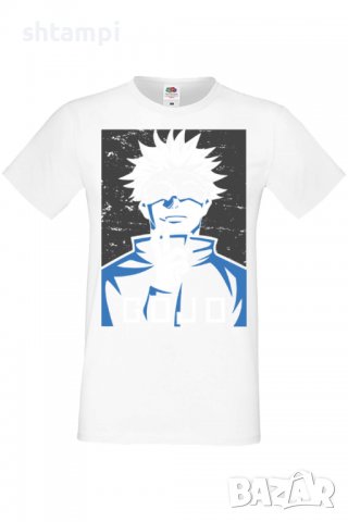Мъжка тениска Jujutsu Kaisen Satoru Gojo,Анимация,игра,Празник,Повод,, снимка 2 - Тениски - 37936882