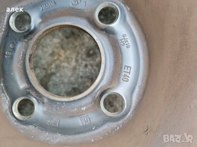 Опел железни джанти 16 4х100, снимка 7 - Гуми и джанти - 50611841