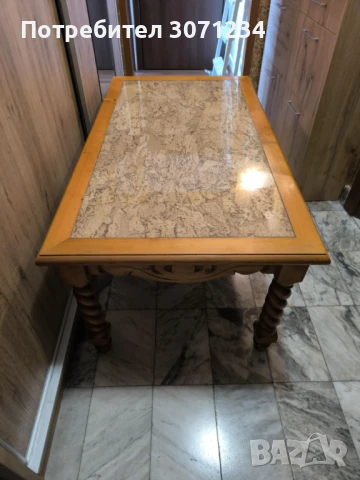 Холна маса от масивно дърво, снимка 1