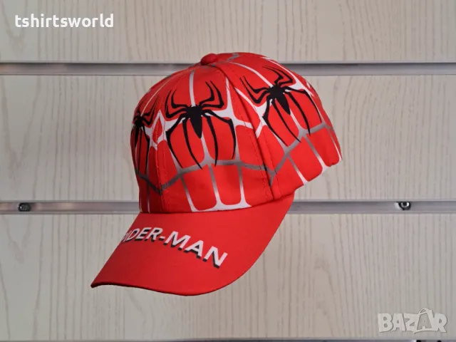 Нова детска шапка с козирка СпайдърМен (SpiderMan), снимка 4 - Шапки, шалове и ръкавици - 47676651