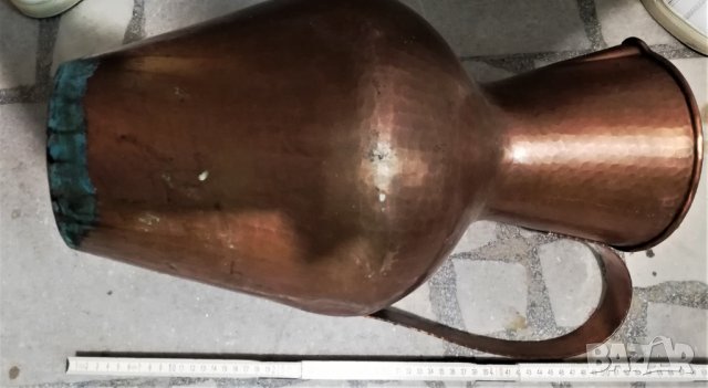 Голяма, бронзова амфора - Germany, снимка 2 - Антикварни и старинни предмети - 36879717