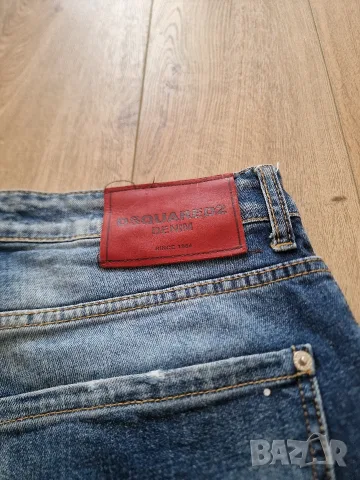 Страхотни мъжки дънки DSQUARED2 размер 52 / L , слим фит , снимка 4 - Дънки - 56118482