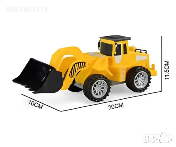 Комплект 4 броя строителни Камиона Лот , снимка 4 - Коли, камиони, мотори, писти - 48030973
