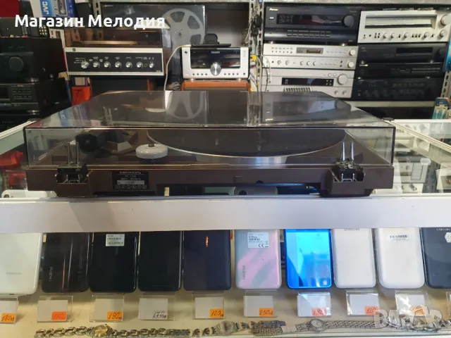 💽📻📀🎶 Грамофон Grundig PS 1700 В перфектно техническо и много добро визуално състояние. Има забел, снимка 9 - Грамофони - 47764092