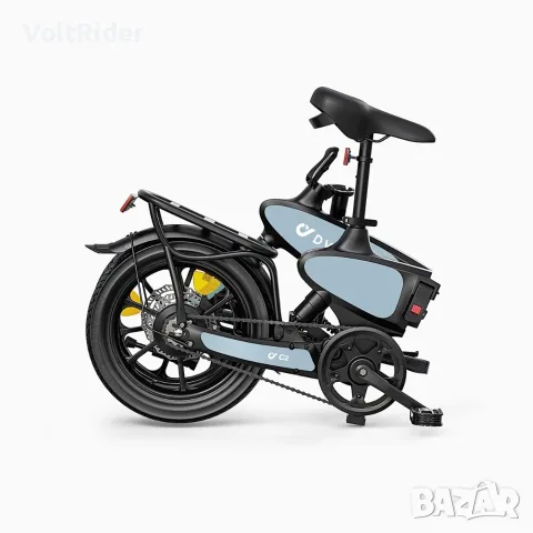 Сгъваемо електрическо колело DYU C2 500W 48V 7.5Ah, снимка 6 - Велосипеди - 55719259