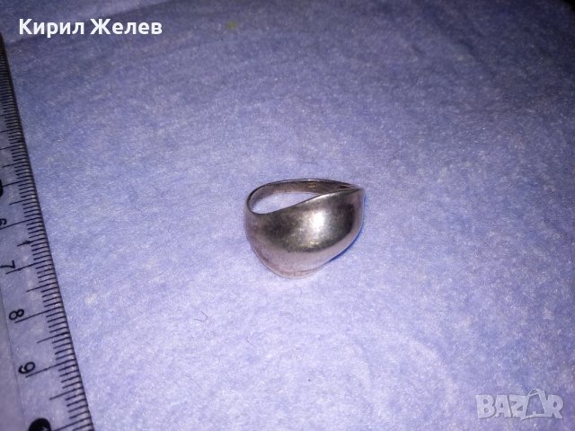 ЕЛЕГАНТЕН СРЕБЪРЕН РЕТРО АРТ ДАМСКИ ПРЪСТЕН ВИСОКА ПРОБА СРЕБРО 34653, снимка 5 - Пръстени - 39470873