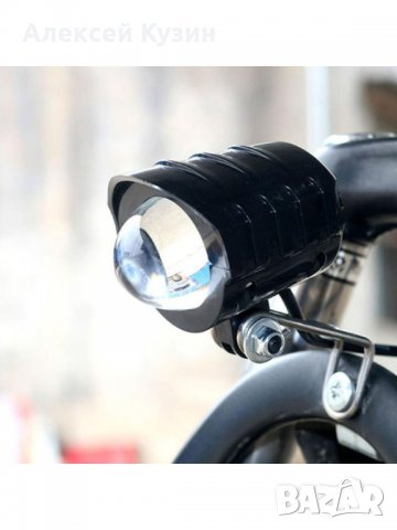 Предна лампа (фар) за електрически велосипед с сигнал, снимка 2 - Аксесоари за велосипеди - 39821467