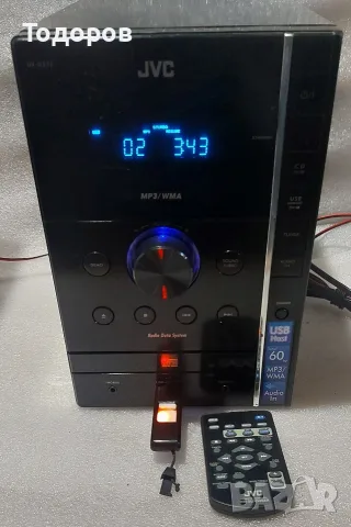 JVC CA-UXG375 Micro Component System MP3/CD/USB/FM/AUX/PHONES , снимка 4 - Аудиосистеми - 56352331