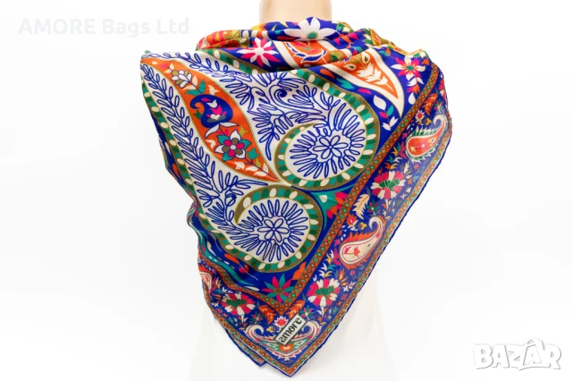 Елегантен дамски шал AMORE Costanza, 90смх90см, снимка 3 - Шалове - 50656897