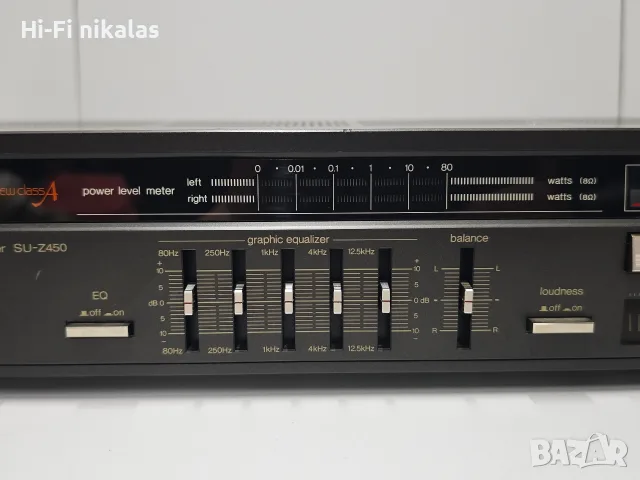 стерео усилвател ретро Hi-Fi TECHNICS SU-Z450, снимка 4 - Ресийвъри, усилватели, смесителни пултове - 56373315