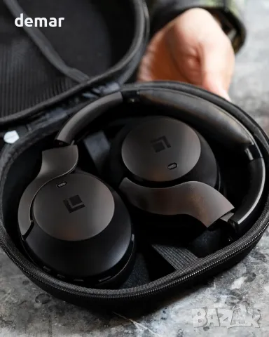 Безжични слушалки LINDY BNXe с активно шумопотискане, 55 часа, Bluetooth 5.3, черни, снимка 7 - Bluetooth слушалки - 50021612