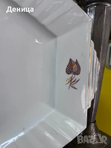 Ар деко и Епиаг❤️ Любими🥰 Плато с много стилен дизайн, красиви дипли, снимка 8 - Антикварни и старинни предмети - 50719101