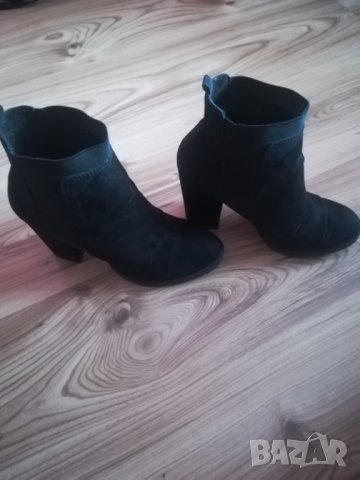 черни боти на висок ток и платформа, снимка 11 - Дамски боти - 42605717