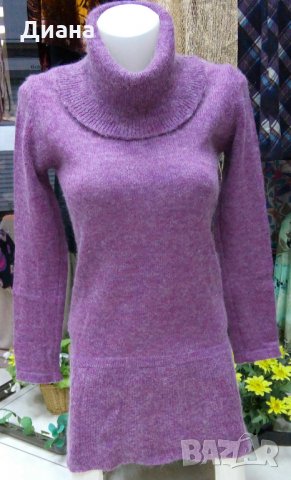 Топъл дамски блузон с алпака и мерино, снимка 1 - Блузи с дълъг ръкав и пуловери - 34465516