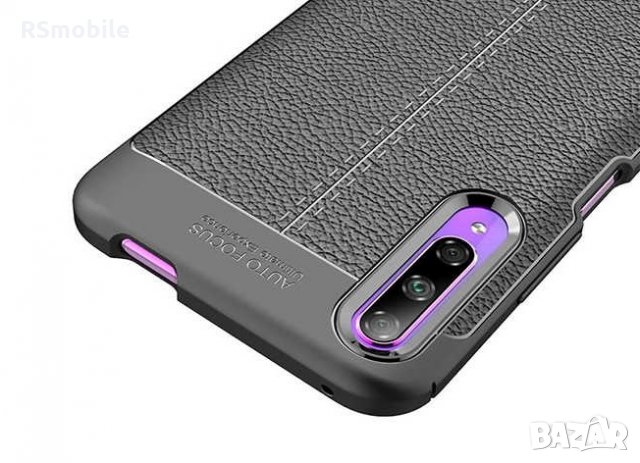 Huawei P Smart PRO 2019 - Луксозен Кожен Кейс Гръб AF, снимка 1