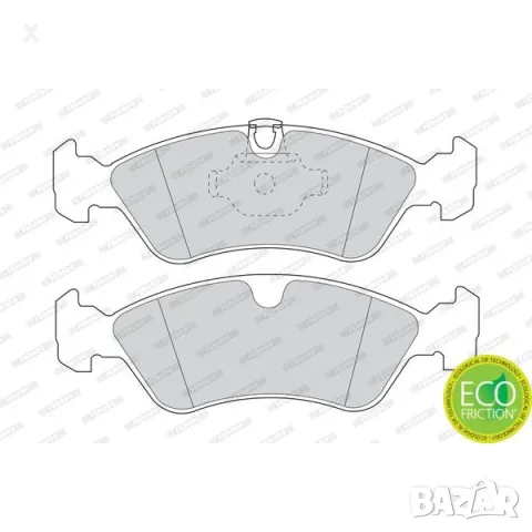 FERODO FSL1067 ПРЕДНИ НАКЛАДКИ OPEL Astra F Vectra A Vectra B 1988-2005 OE 90399495 OE 1605036      
