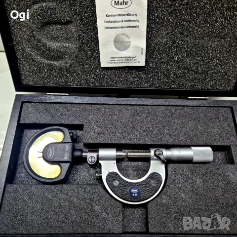 Микрометър MAHR  0-25мм,