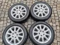 4бр ЛЕТИ джанти 16" 5Х112 ALUETT с гуми 205/55/16 UNIROYAL за VW Audi , снимка 2
