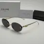 Дамски слънчеви очила Celine Oval Gold Edition нови, UV400 защита, снимка 4