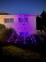 Нова Гигантска Паяжина с 390 LED Светлини, 8 Режима за украса Хелоуин, снимка 7