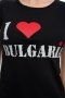 Страхотна нова дамска тениска с трансферен печат Аз обичам България, снимка 7