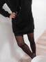 Черна рокля hoodie, снимка 7