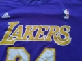 Кобе Браянт НБА Лейкърс баскетбол тениска памук №24 маркова на Адидас размер  Л, снимка 3