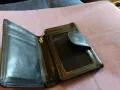 Портфейл Гранде марков естествена кожа с вътрешен цип 120х85мм нов, снимка 5