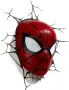 Лампа за стена 3D Глава на Спайдърмен Марвел Marvel Spiderman Лампа за детска стая, снимка 6