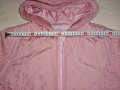 Розово яке с плетени ръкави и плетена качулка - изгодно., снимка 2