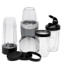 Мощен блендер за смутита с пълен комплект чаши и бутилки - BPA Free, импулсен режим, снимка 11