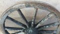 огромно масивно колело от файтон, двуколка , снимка 11