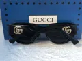 GUCCI с лого 1:1 дамски слънчеви очила котка 2 цвята, снимка 13