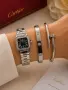 Cartier Дамски Подаръчен Комплект За Жени-Ръчен Часовник Твърда гривна И Гривна Тип Пирон Код SBF11, снимка 15