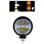 Компактен LED прожектор с вграден мигач 11.6 cm, снимка 1