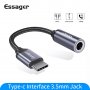 Преходник(адаптер) Essager от USB Type C към 3.5мм(AUX, Ж), снимка 4