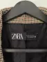 Дамско двуредно сако Zara, каре, размер M (отлично състояние), снимка 3