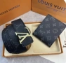 Louis Vuitton – колан и портфейл, перфектен подарък, снимка 3