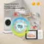 Бебефон NannyEye Lite с камера и 3.2″ дисплей, нощно виждане, VOX и двупосочна връзка, снимка 5