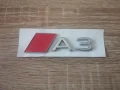 сребриста емблема Audi A3 нов стил, снимка 4