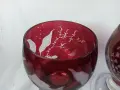 Немски винтидж кристален сервиз за вино - нов !, снимка 4