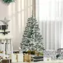 Изкуствена коледна елха HOMCOM, снежен ефект, снимка 6