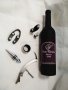 Комплект от 5 аксесоара за вино - във форма на бутилка., снимка 5