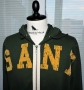 Gant Mens Green Hoodie Full Zip Size L - мъжки суичър с качулка, снимка 2